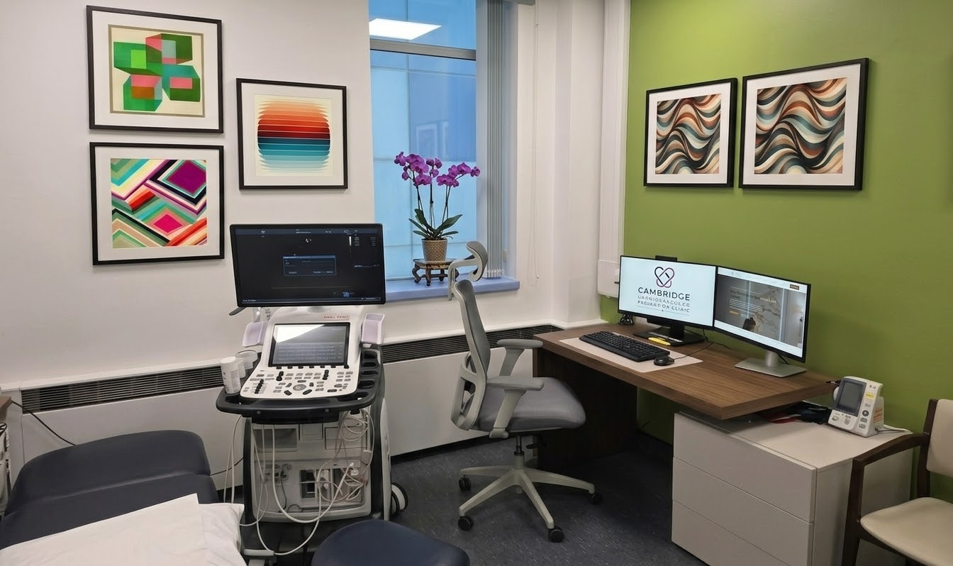 Cambridge Cardiovascular Prevention Clinic consulting room